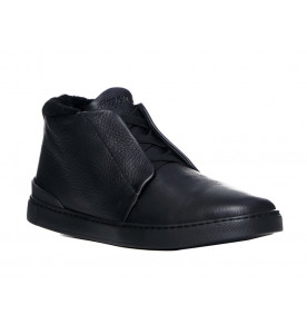 Zegna Ботинки Triple Stitch из оленьей кожи