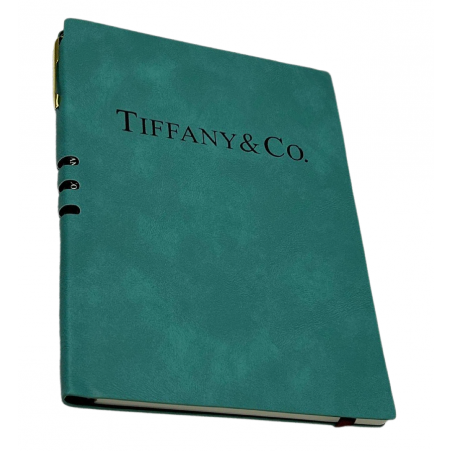 Tiffany & Co Замшевый блокнот с ручкой