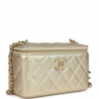 Chanel Сумка-трансформер Classic Powder Lambskin Pearl Crush Vanity