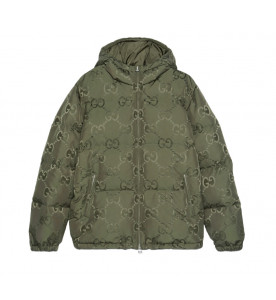 Gucci МУЖСКАЯ КУРТКА ИЗ ТЕКСТИЛЯ JUMBO GG