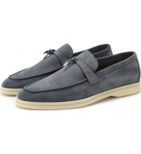 Loro Piana Замшевые лоферы Summer Charms Walk