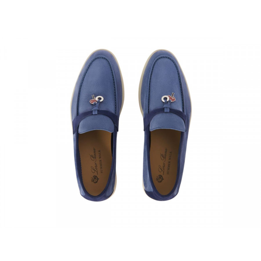 Loro Piana Замшевые лоферы Summer Charms Walk