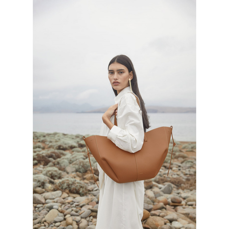 POLENE Сумка-тоут Cyme Camel