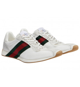 Gucci Женские кроссовки Tempo с замшевой отделкой