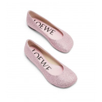 Loewe Балетки Toy Ballerina, украшенные кристаллами