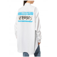 VETEMENTS Хлопковая рубашка