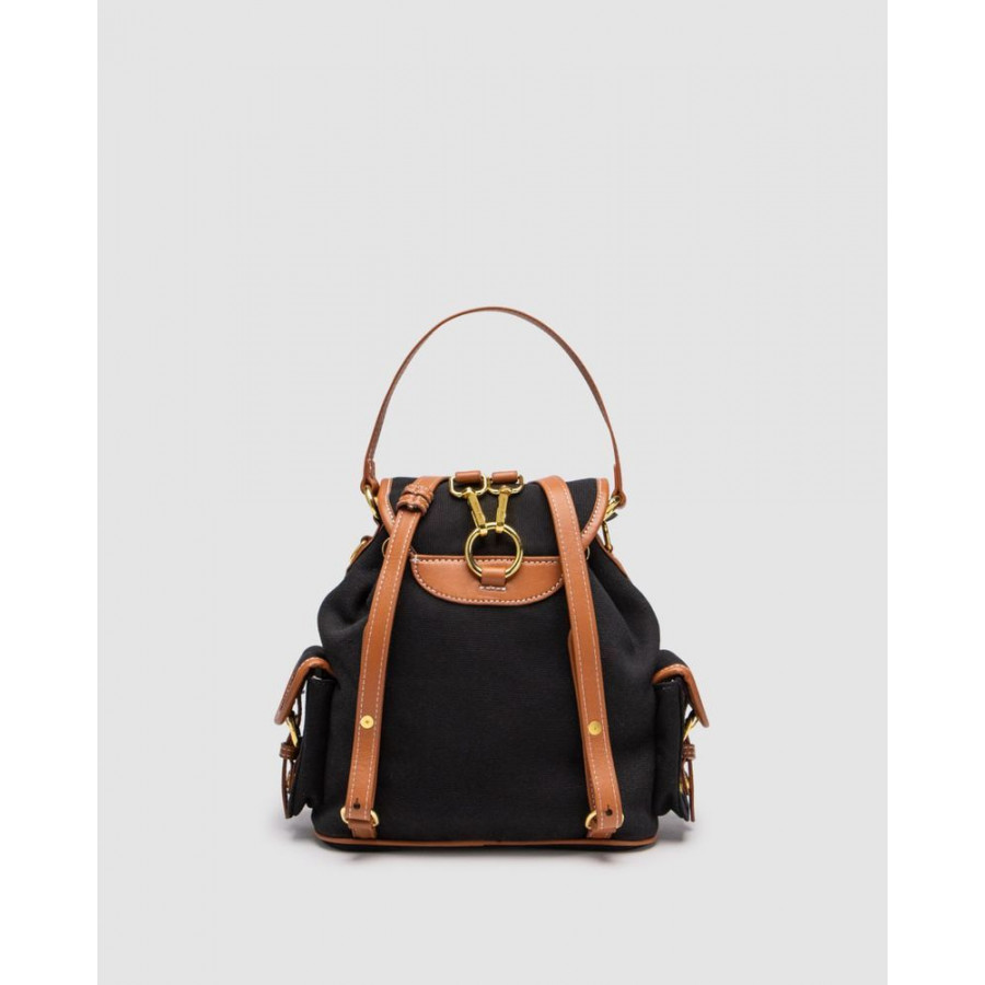 Miu Miu Рюкзак из холста и кожи