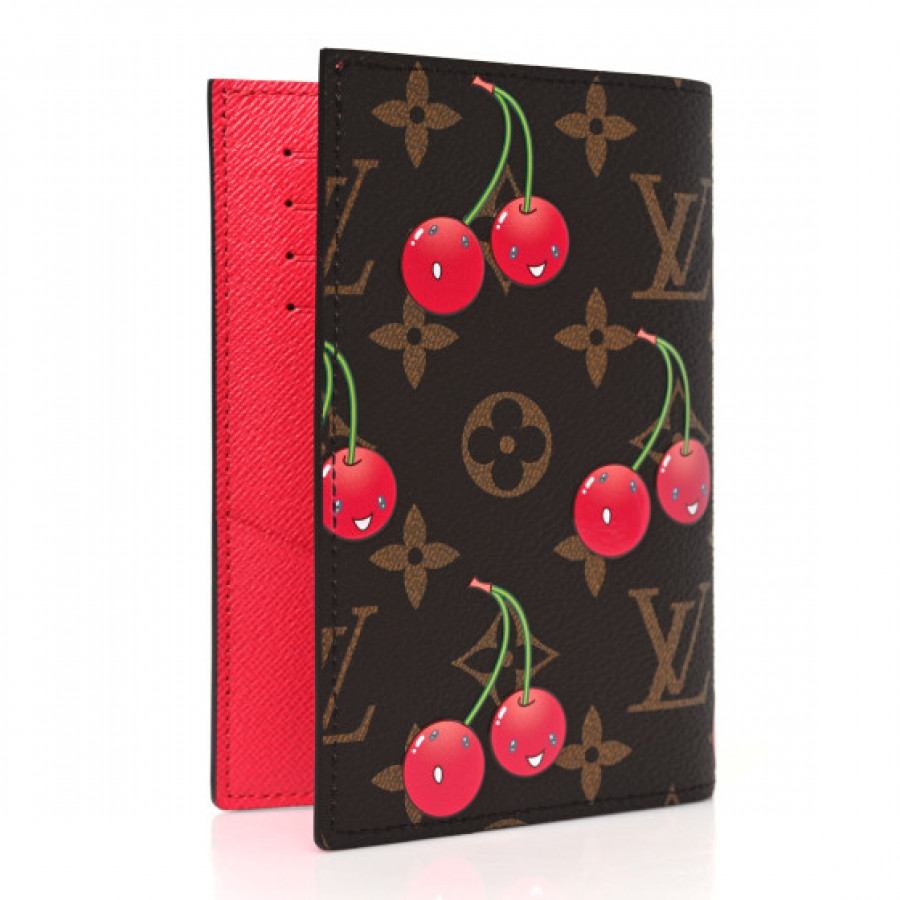 Louis Vuitton Обложка для паспорта с монограммой LV X TM Cerises