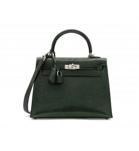 Hermes Сумка SELLIER KELLY 28 PALLADIUM HARDWARE