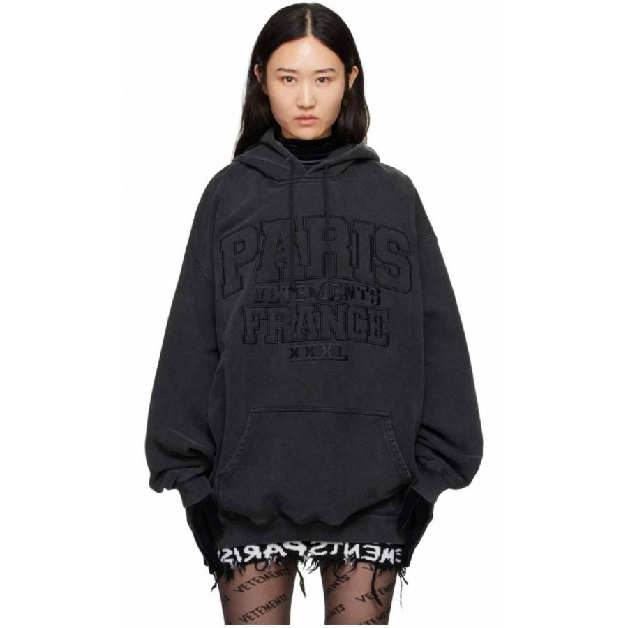 VETEMENTS Толстовка с вышитым логотипом VETEMENTS