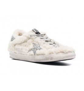 Golden Goose Меховые кеды Superstar