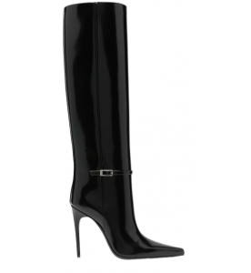 Saint Laurent Сапоги Vendome с пряжкой
