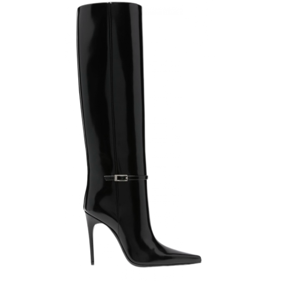 Saint Laurent Сапоги Vendome с пряжкой