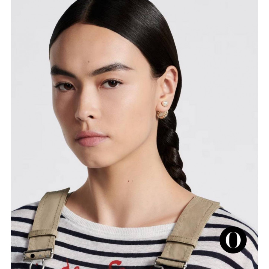 Dior Золотые металлические серьги