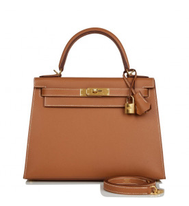Hermes Сумка Kelly Sellier 28 Gold Madame