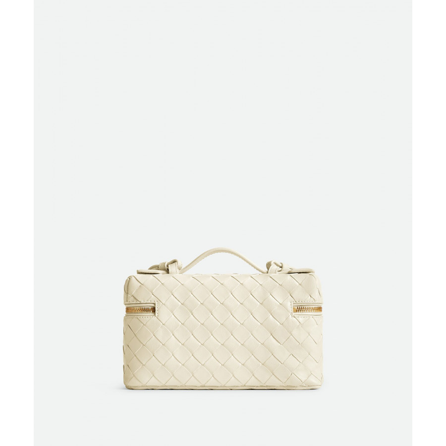 Bottega Veneta Кожаная сумка-косметичка Bang Bang Intrecciato