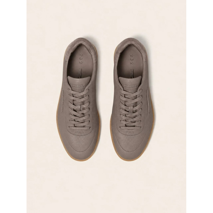 Zegna Кожаные кеды