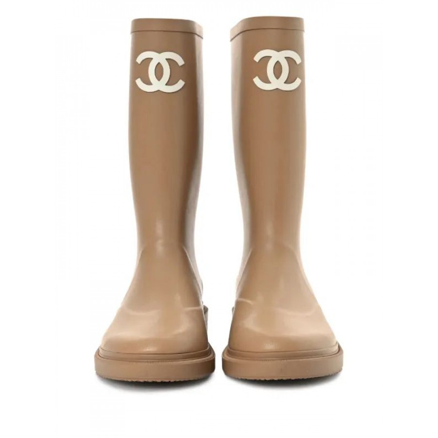 Chanel Резиновые сапоги с логотипом