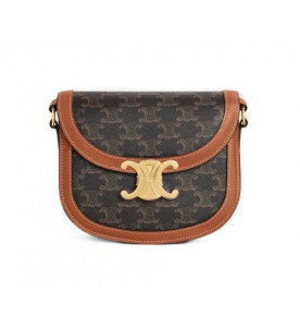 CELINE СУМКА Besace Triomphe из канвы