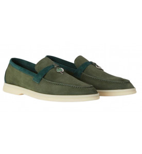 Loro Piana Замшевые лоферы Summer Charms Walk