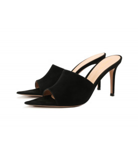 Gianvito Rossi Замшевые мюли Alise 85