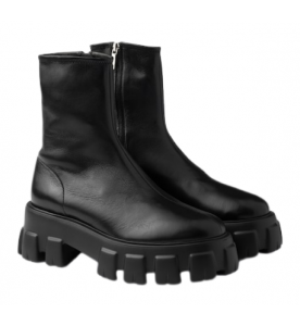 Prada Ботинки Monolith из эластичной кожи наппа