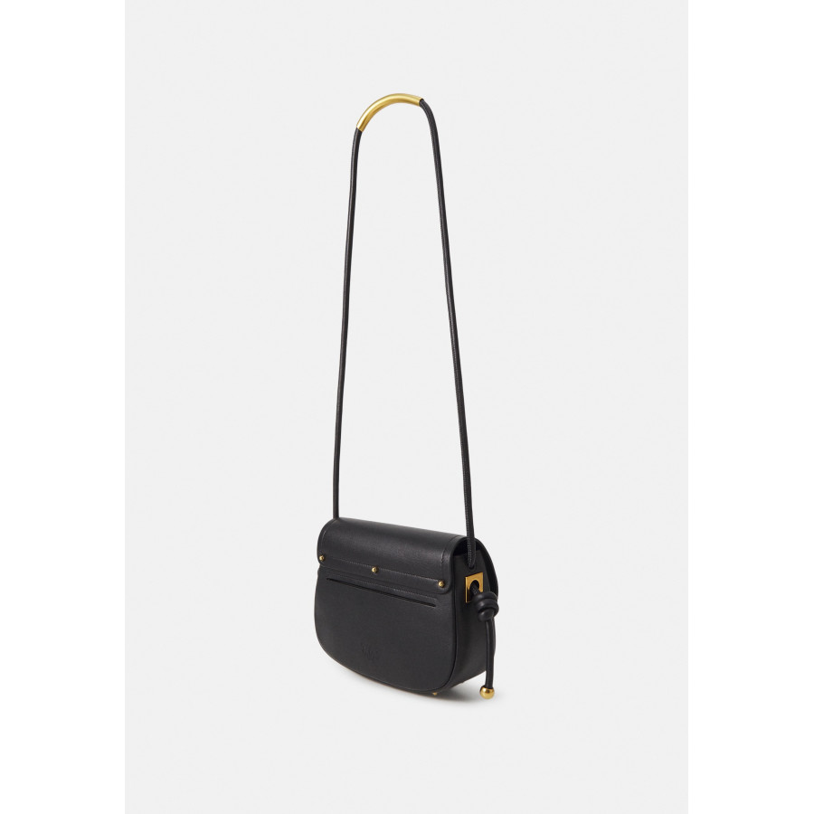 Pinko Маленькая сумка кросс-боди Saddle из кожи с декоративными узлами