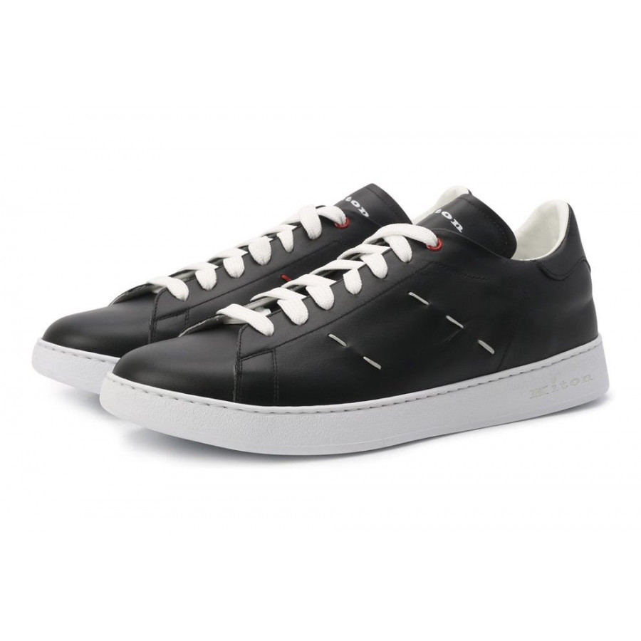 Kiton Кожаные кеды