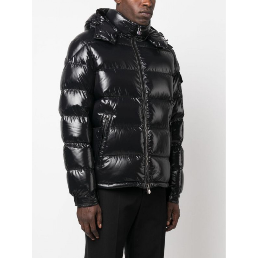 Moncler (унисекс)  Утепленная куртка Maya с капюшоном и застежкой-молнией