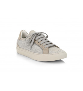 Brunello Cucinelli Трикотажные теннисные кеды Monili