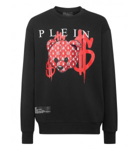 Philipp plein СВИТШОТ LS TEDDY BEAR