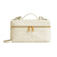 Bottega Veneta Кожаная сумка-косметичка Bang Bang Intrecciato