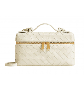 Bottega Veneta Кожаная сумка-косметичка Bang Bang Intrecciato
