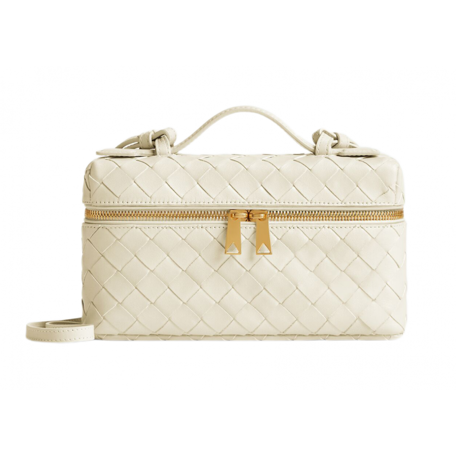 Bottega Veneta Кожаная сумка-косметичка Bang Bang Intrecciato