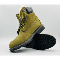 Timberland ЗИМНИЕ БОТИНКИ 6 WATERPROOF X BEE LINE RUBBER TOE OLIVE BLACK