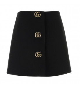 Gucci Шерстяная юбка GG Marmont от Gucci