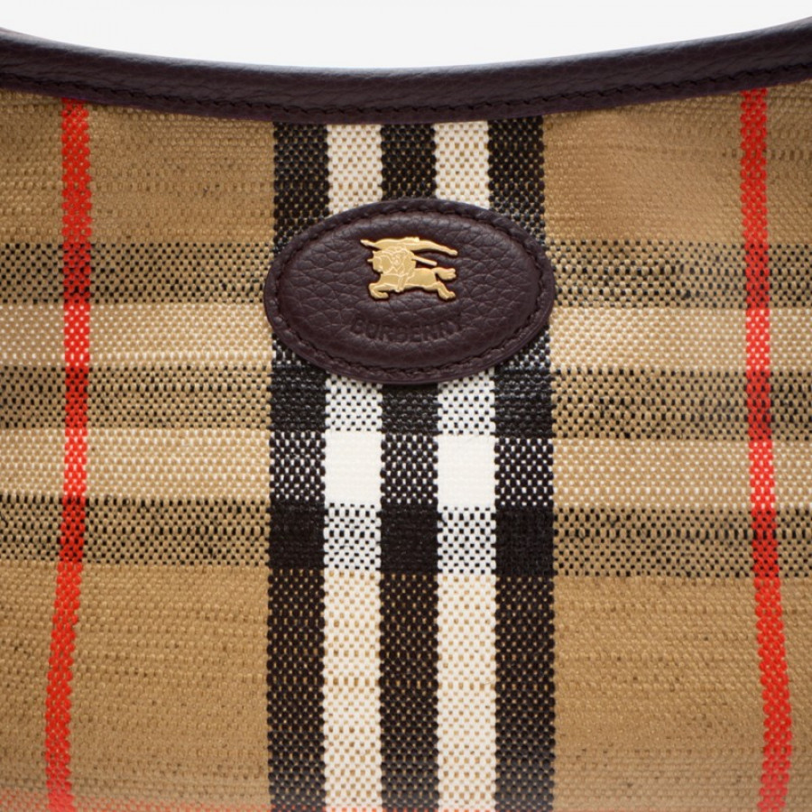 Burberry Сумка через плечо с жаккардовым узором Highlands Check