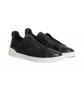 Zegna Кожаные кеды Triple Stitch