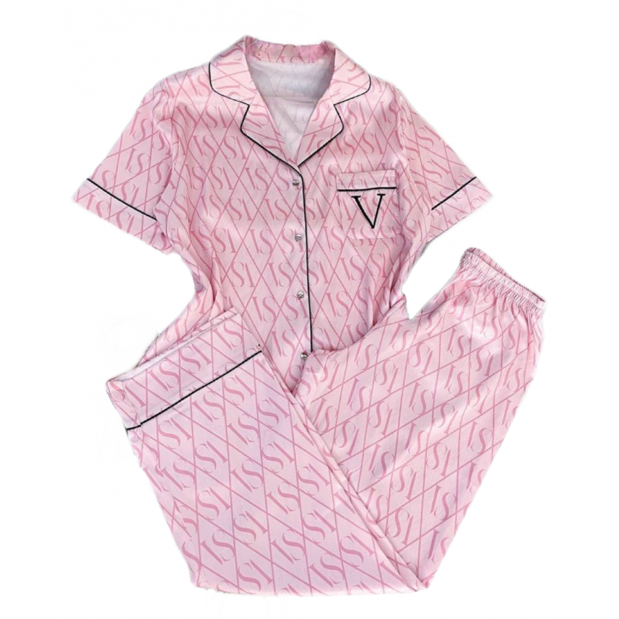 Victoria's Secret Пижамный комплект из атласного жаккарда