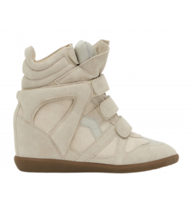 Isabel Marant Кожаные кроссовки на танкетке Bekett