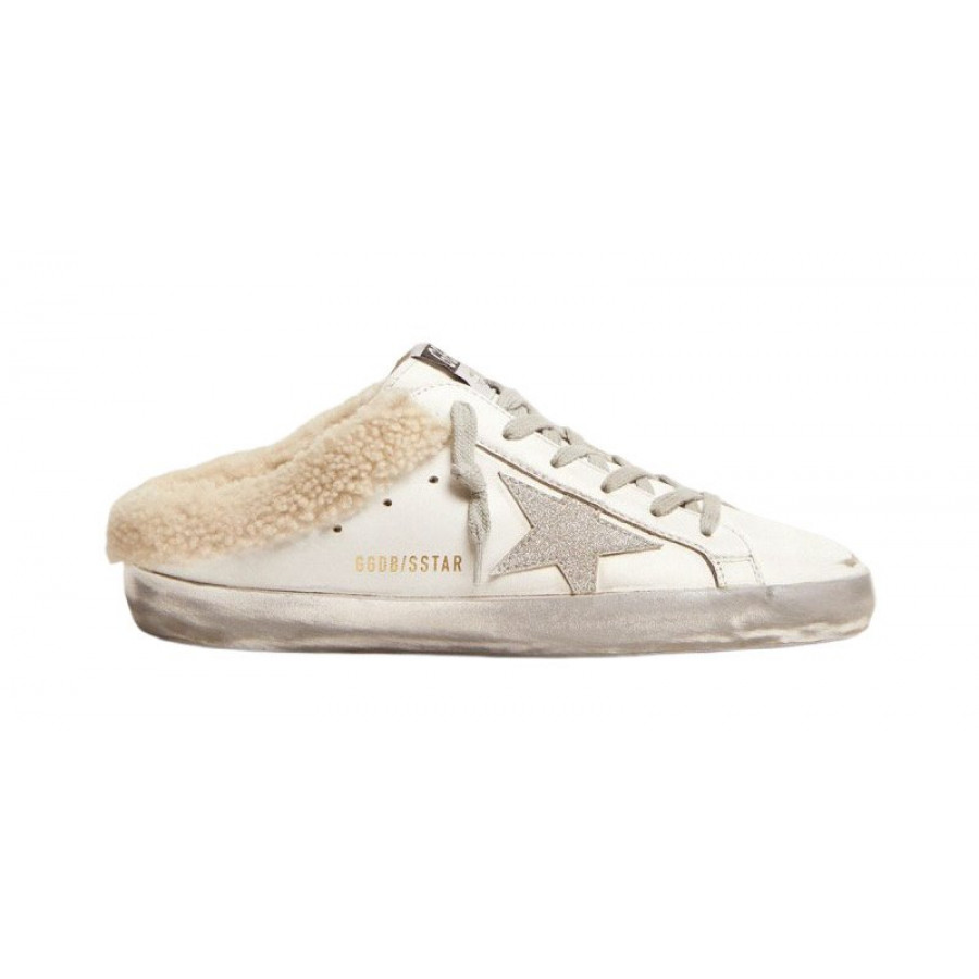 Golden Goose Меховые сабо Super-Star