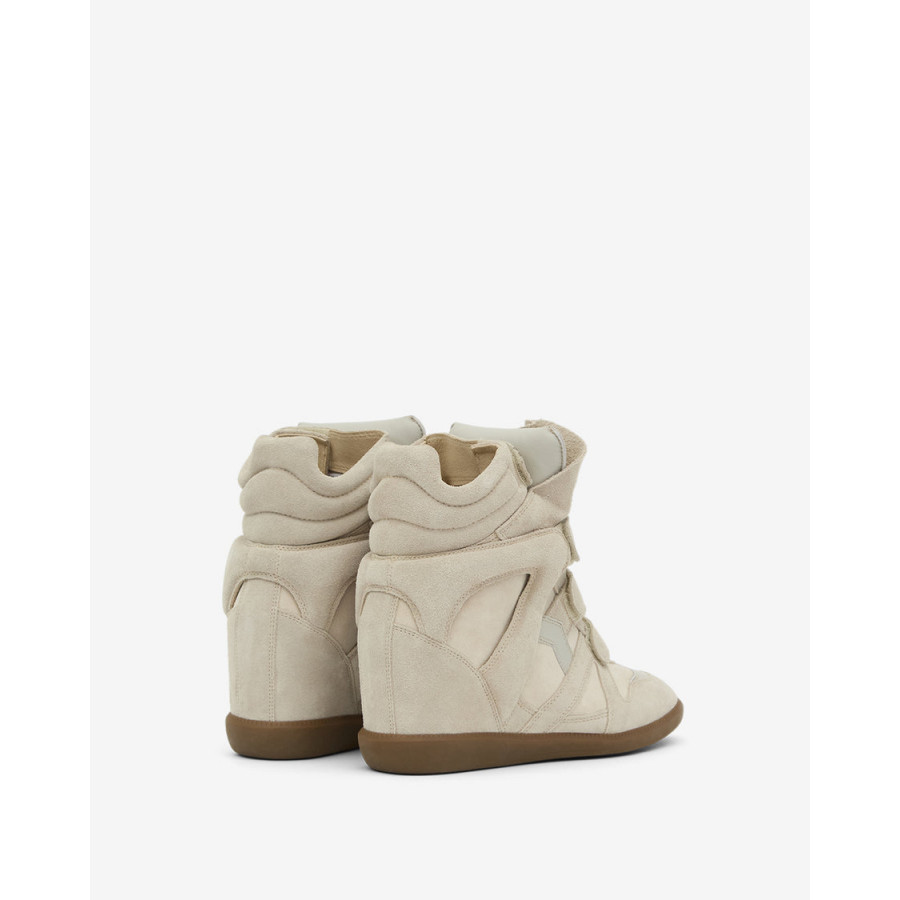 Isabel Marant Кожаные кроссовки на танкетке Bekett