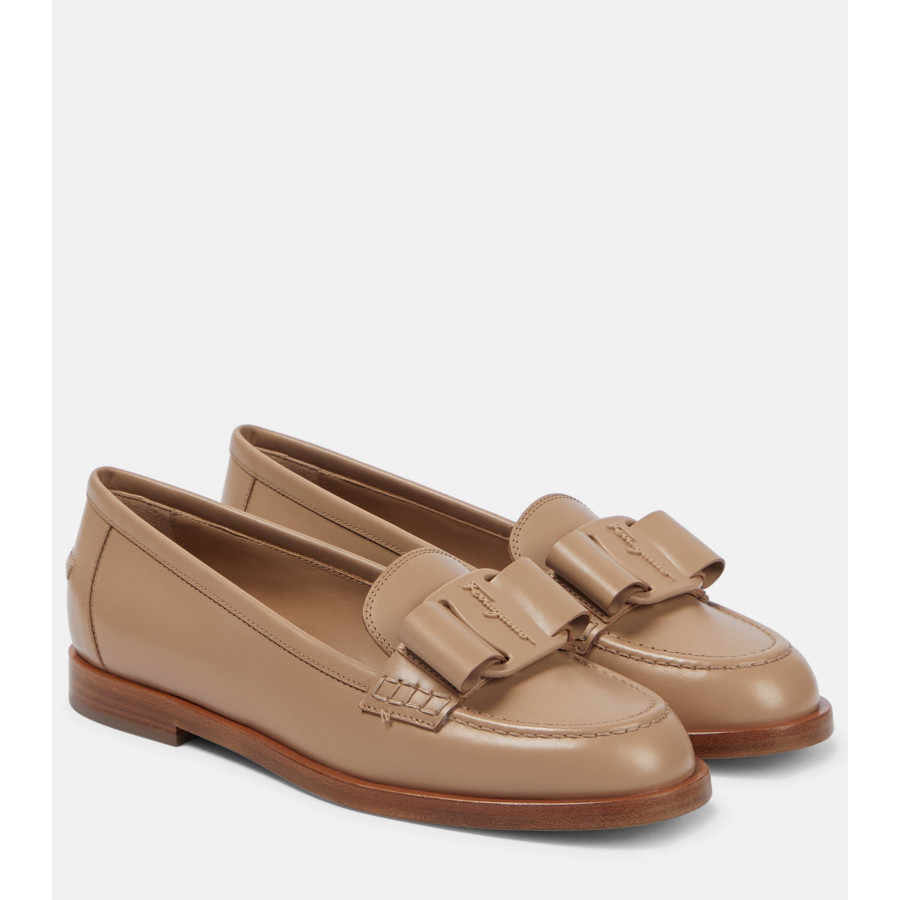 SALVATORE FERRAGAMO Кожаные лоферы Vivaldo