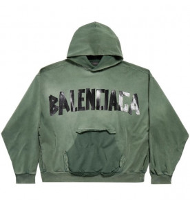 Balenciaga Толстовка Tape Type на молнии с логотипом