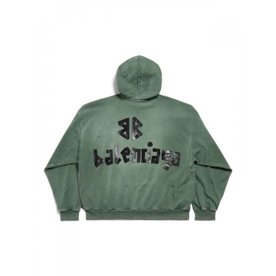 Balenciaga Толстовка Tape Type на молнии с логотипом