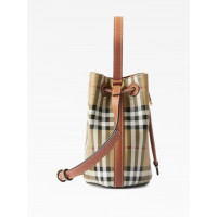 Burberry Сумка Small Check Monogram Bucket Bag