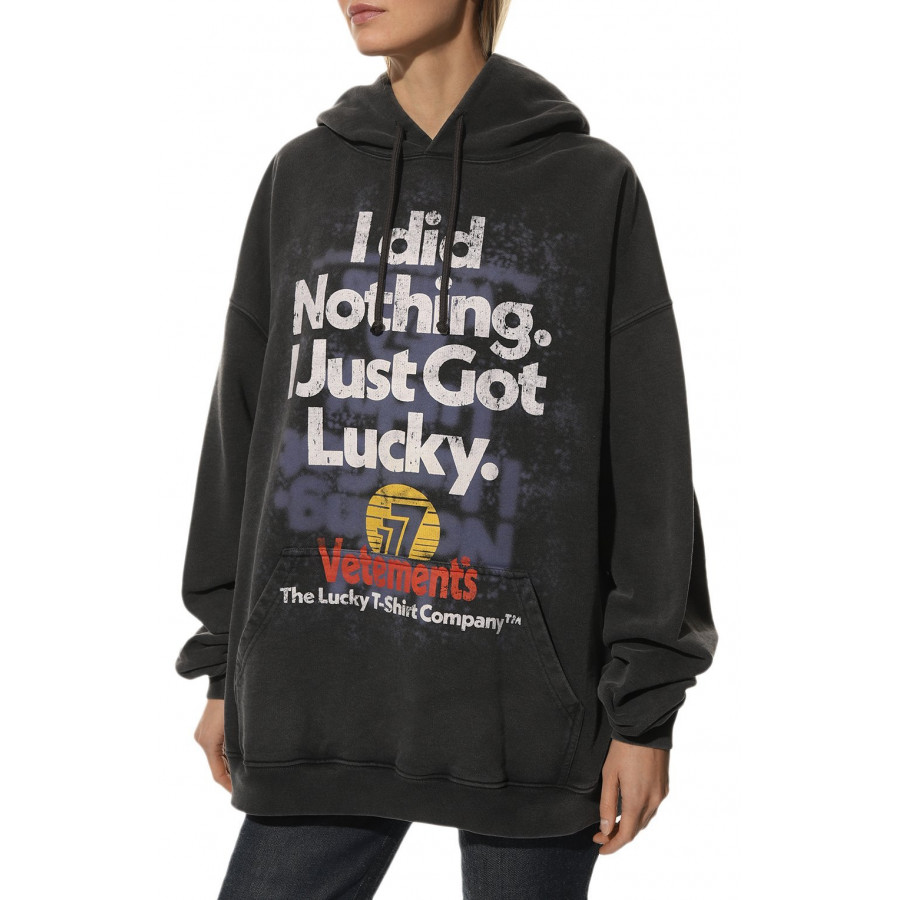 VETEMENTS Хлопковое худи