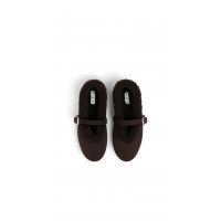 ALAIA БАЛЕТКИ ИЗ МЕРИНОСОВОЙ ОВЧИНЫ<br>