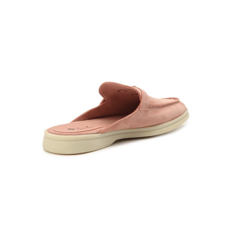 Loro Piana Замшевые сабо Babouche Charms Walk