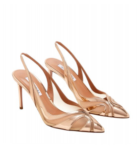 AQUAZZURA Сетчатые туфли с ремешком